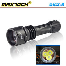 Maxtoch DI6X-5 2 * 26650 IPX8 Max 3000 Lumens Cree T6 mergulho